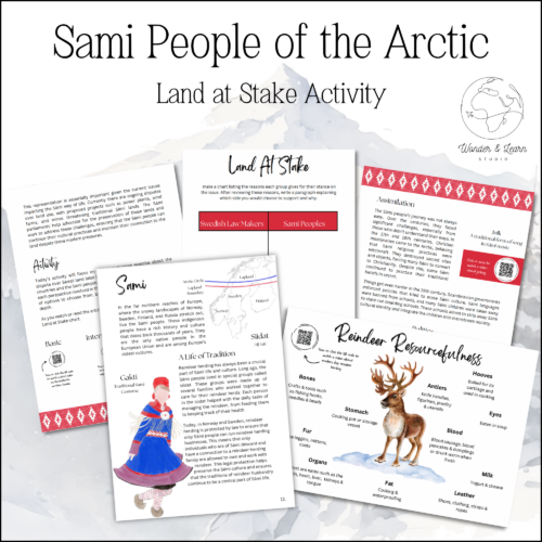 5 pages from the sami people of the arctic lesson