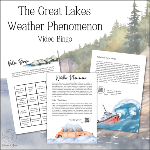 3 pages from the great lakes weather phenomenon